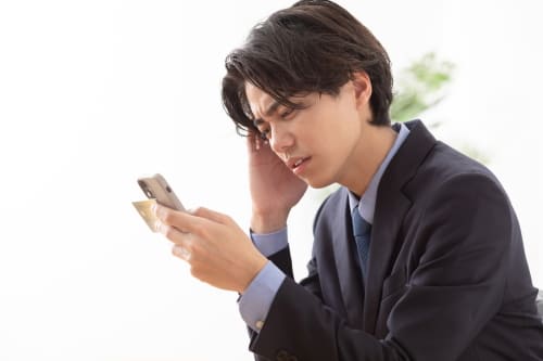 プロミス審査に落ちた男性